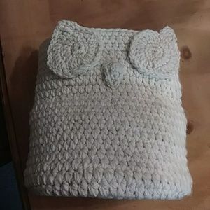 Owl crochet basket